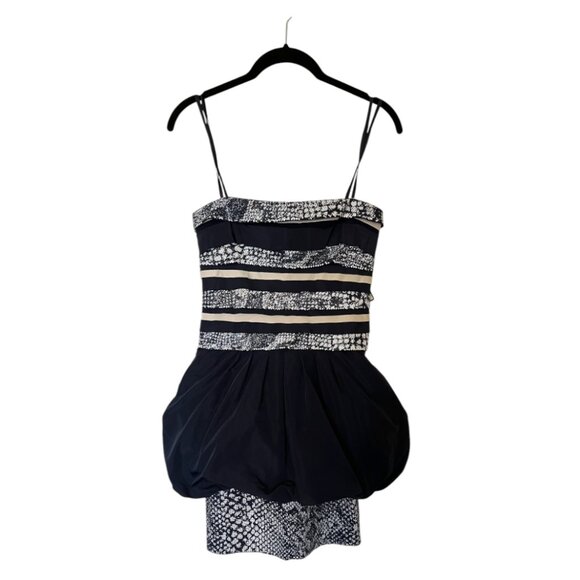 BCBGMaxAzria Milo Strapless Sequin Peplum Dress (NWT) - Picture 4 of 7